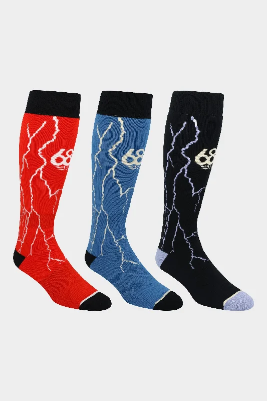 686 Men's Storm Snowboard Socks 3 Pack