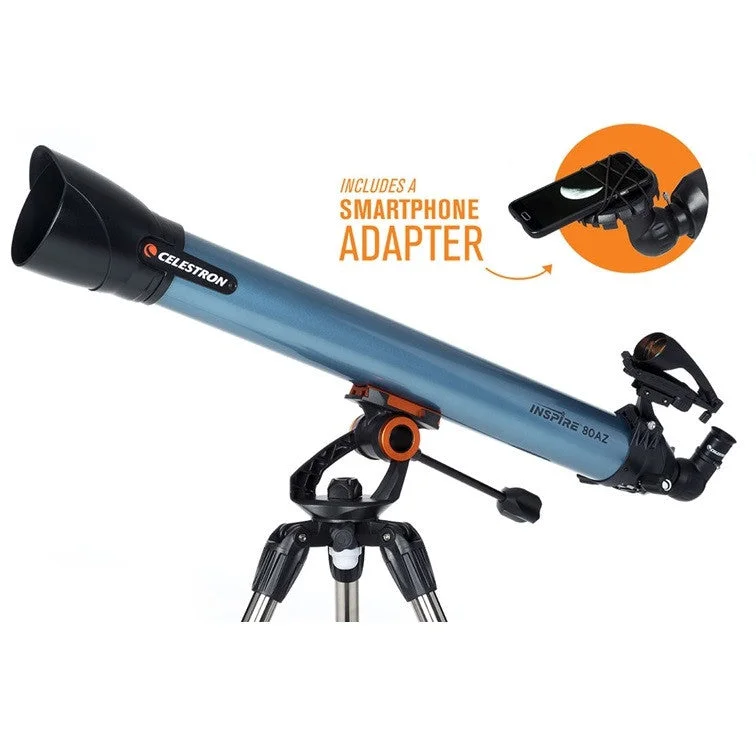 Celestron Inspire 80AZ Refractor Telescope - 22402