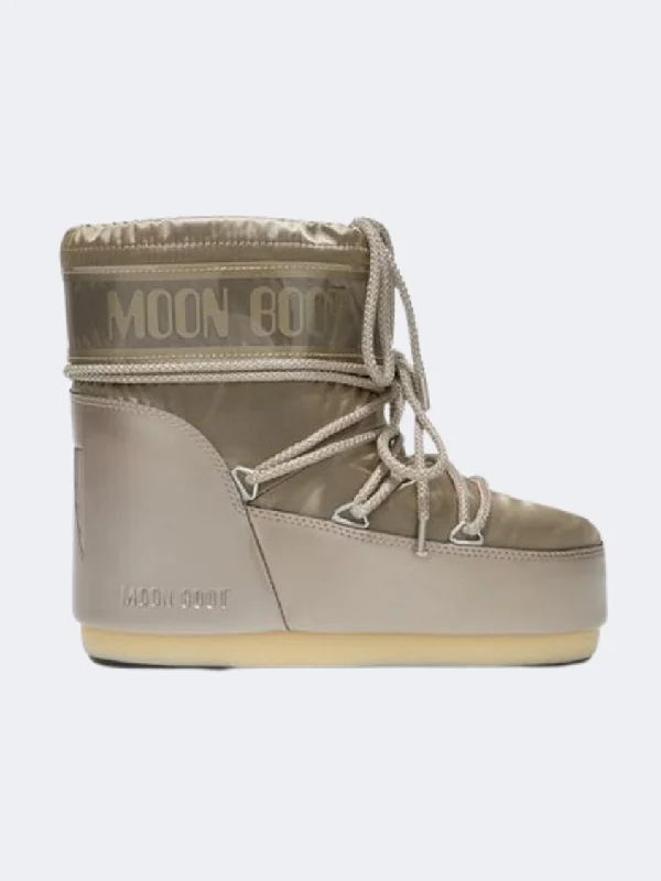 Moon Boot Icon Glance Women Skiing After Ski Platinum