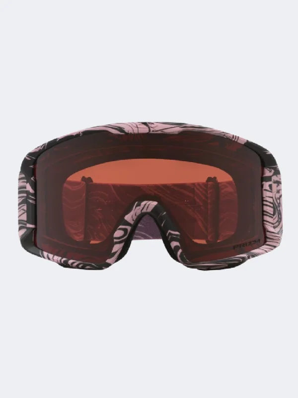 Oakley Line Miner L Unisex Skiing Goggles Pink/Black/Garnet