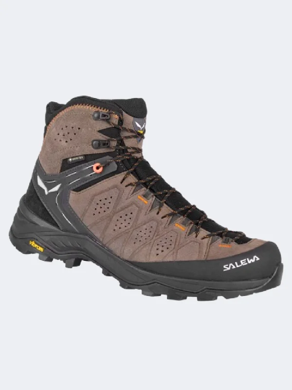 Salewa Alp Trainer 2 Men Hiking Shoes Wallnut/Fluo Orange