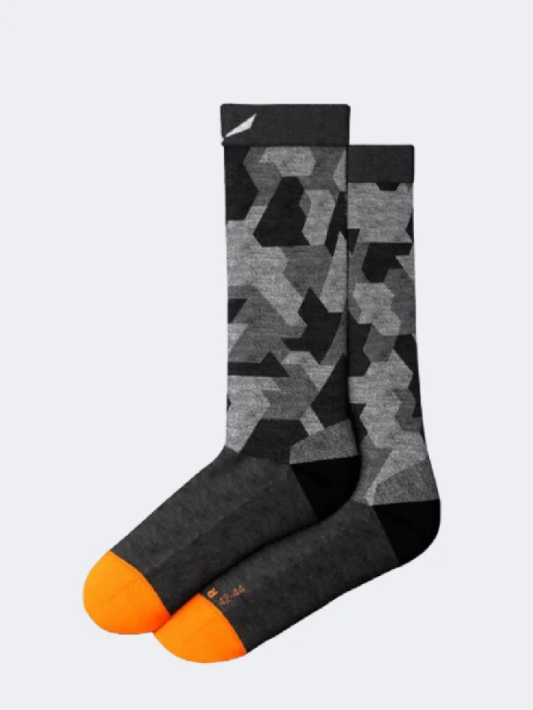 Salewa Pedroc Camo Men Hiking Sock Blackout/Orange