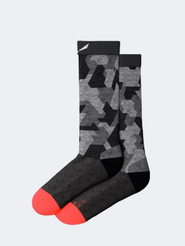 Salewa Pedroc Camo Women Hiking Sock Blackout/Coral