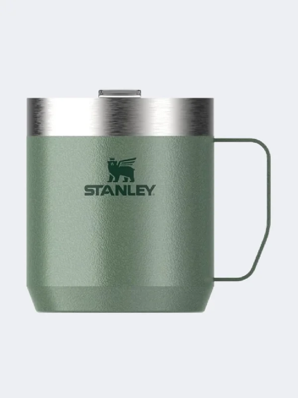 Stanley Stay Hot Camp 12 Oz Lifestyle Mug Hammertone Green