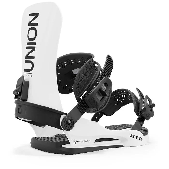 Union STR Snowboard Bindings 2025 - White