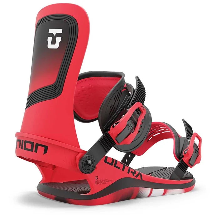 Union Ultra Snowboard Bindings 2025 - Hot Red