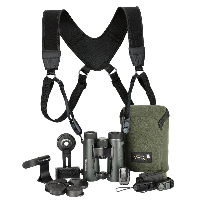 VEO HD IV 1042 10x42 Hoya ED Glass Binocular BUNDLE w/ LIFETIME WARRANTY