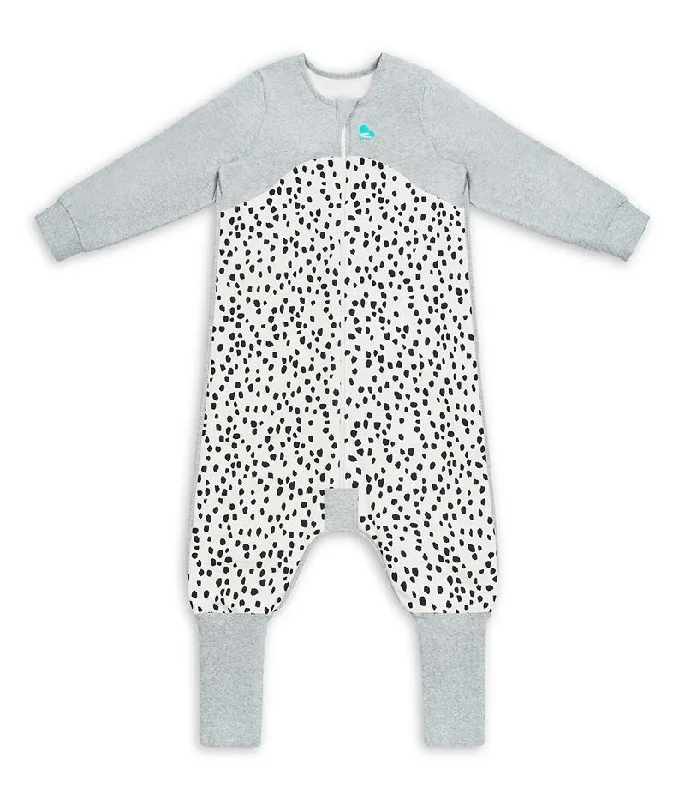 Love To Dream Organic Long Sleeve Sleep Suit 1.0 TOG - White Animal