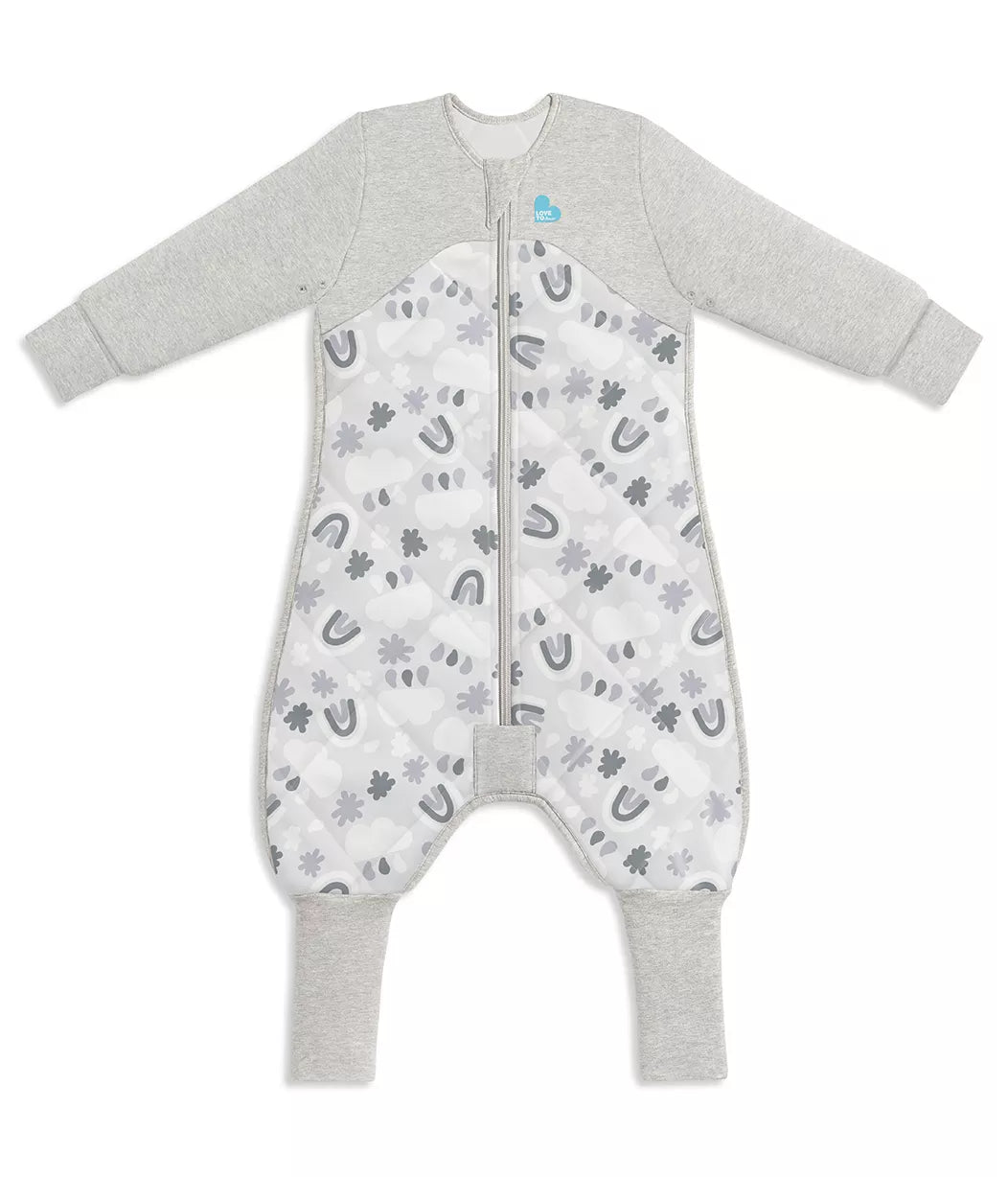 Love To Dream Organic Sleep Suit with Australian Merino Wool 2.5 TOG - Grey Clouds