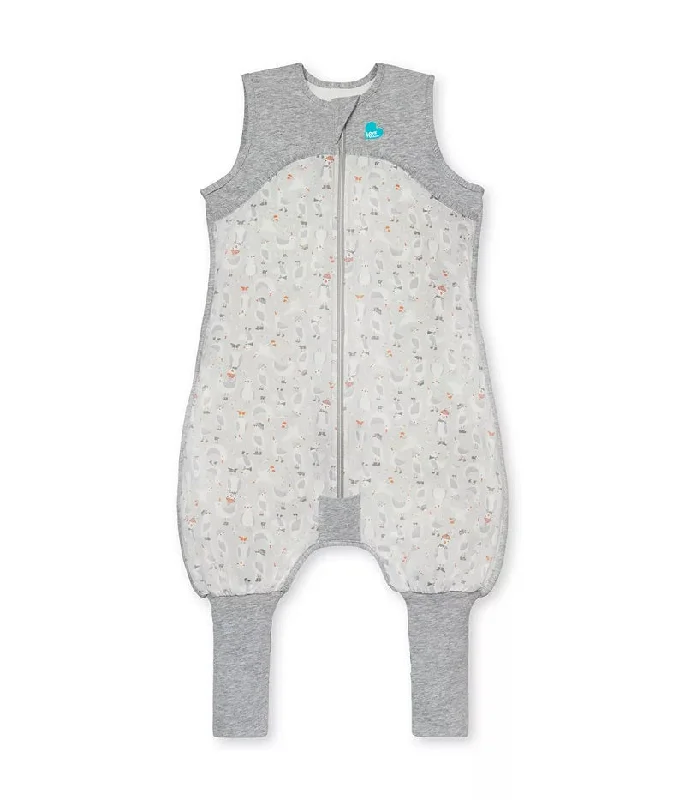 Love To Dream Sleep Suit Organic Cotton 0.2 TOG - Seagulls Grey