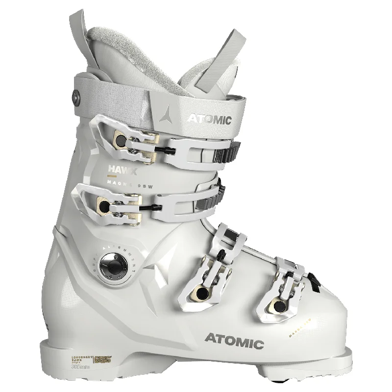 Atomic Women's Hawx Magna 95 W Ski Boot 2024 White/Gold/Silver