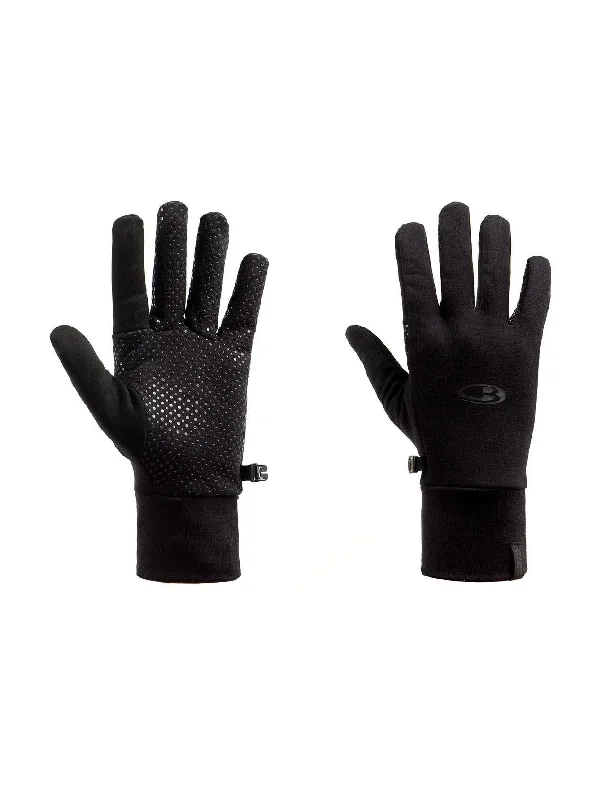 icebreaker Merino Unisex RealFleece™ Sierra Gloves Black Cargo