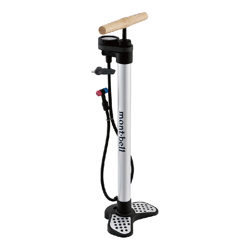 Montbell Multi Valve Floor Pump Silver