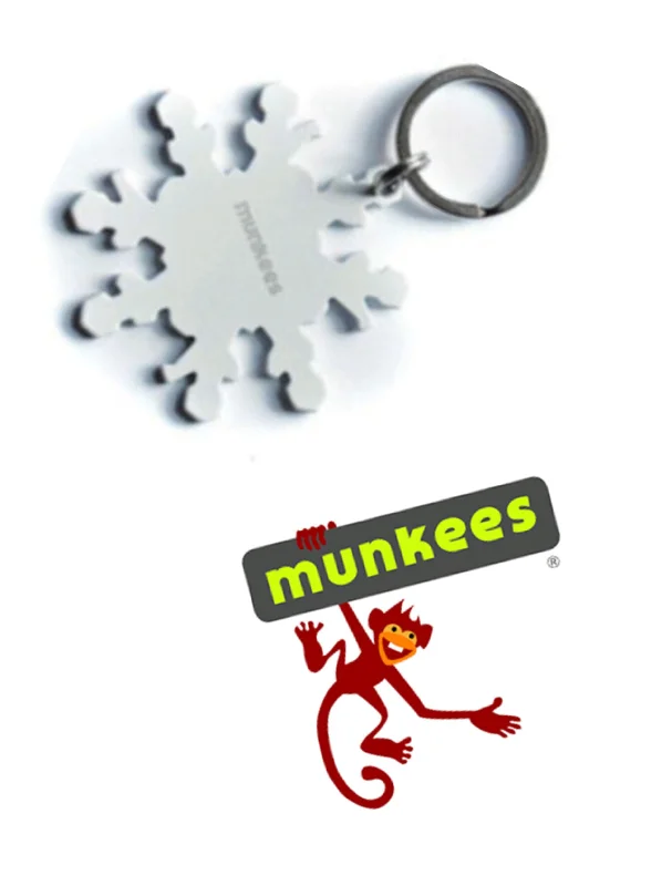 MUNKEES 3538 BOTTLE OPENER SNOWFLAKES