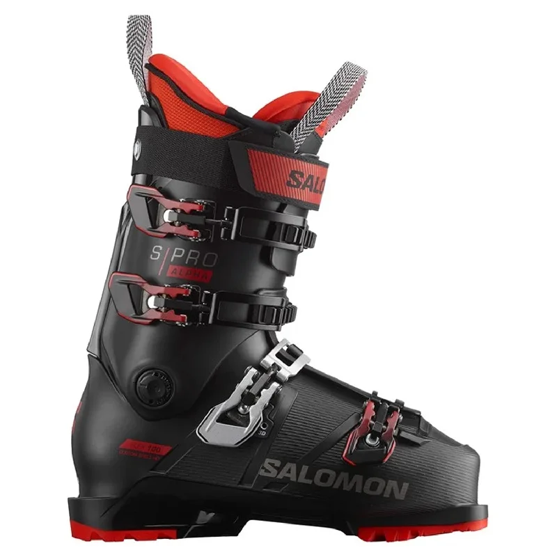 Salomon Men's S/Pro Alpha 100 Ski Boot 2024 Black/Red