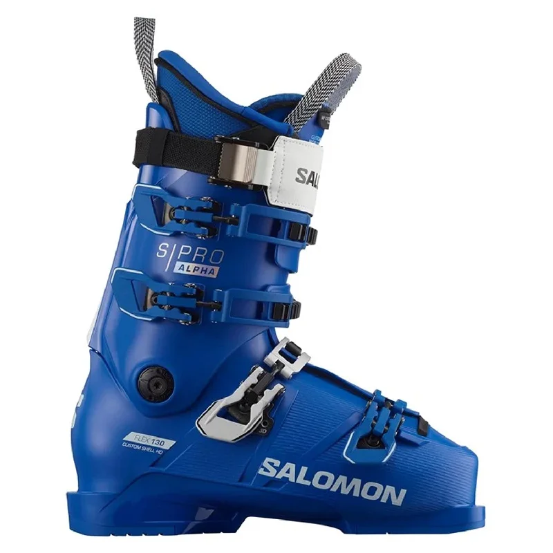 Salomon Men's S/Pro Alpha 130 EL Ski Boot 2024 Race Blue/White