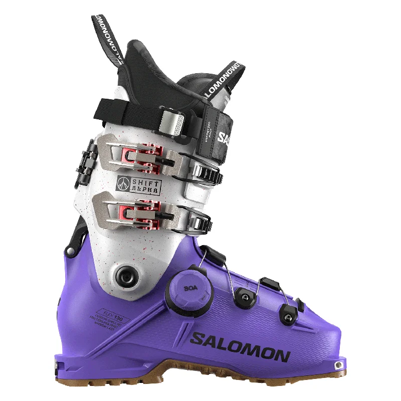 Salomon Men's Shift Alpha Boa 130 Ski Boot 2025 Ultra Violet/Black