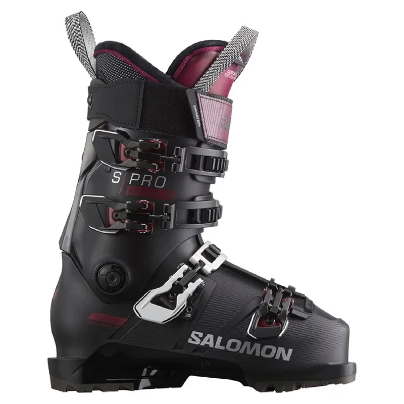 Salomon Women's S/Pro Alpha 110 W EL Ski Boot 2024 Black/Cordovan