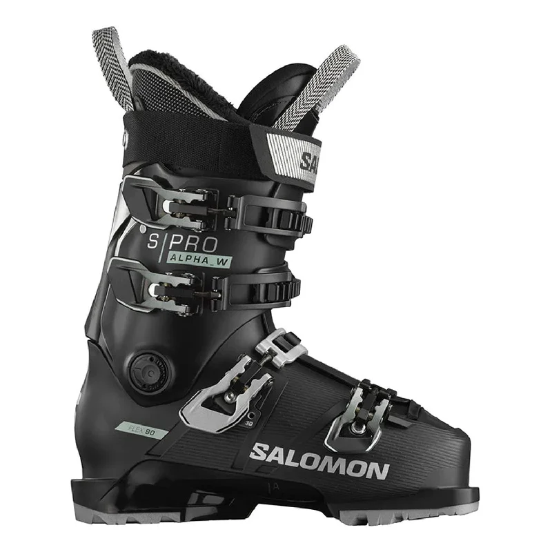 Salomon Women's S/Pro Alpha 80 W Ski Boot 2024 Black/White Moss