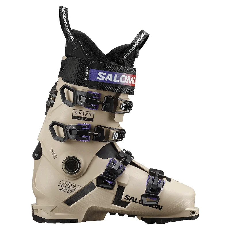 Salomon Women's Shift Pro 110 Ski Boot 2025 Humus/Black/Purple