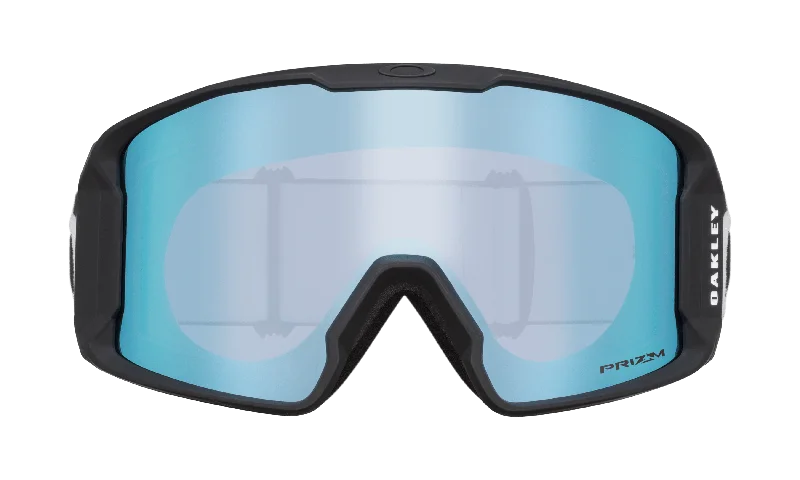 OAKLEY LINE MINER L MATTE BLACK | PRIZM SAPPHIRE & PRIZM CLEAR