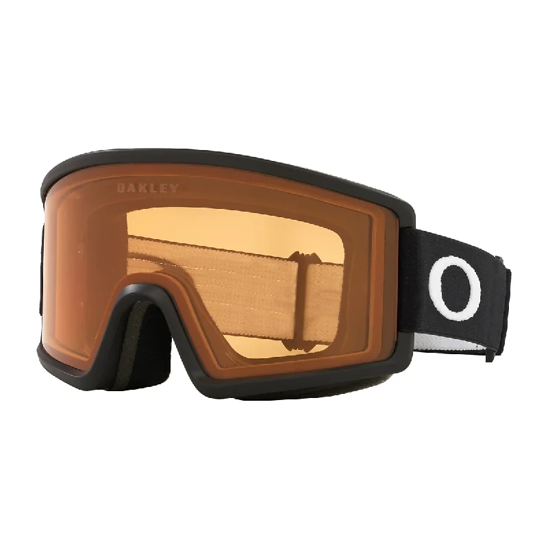 Target Line M Snow Goggles - Matt Black w/ Persimmon Lenses