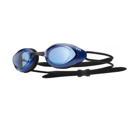 Tyr Unisex Swimming Lgbh-460 Black Hawk Racing Blue Goggles