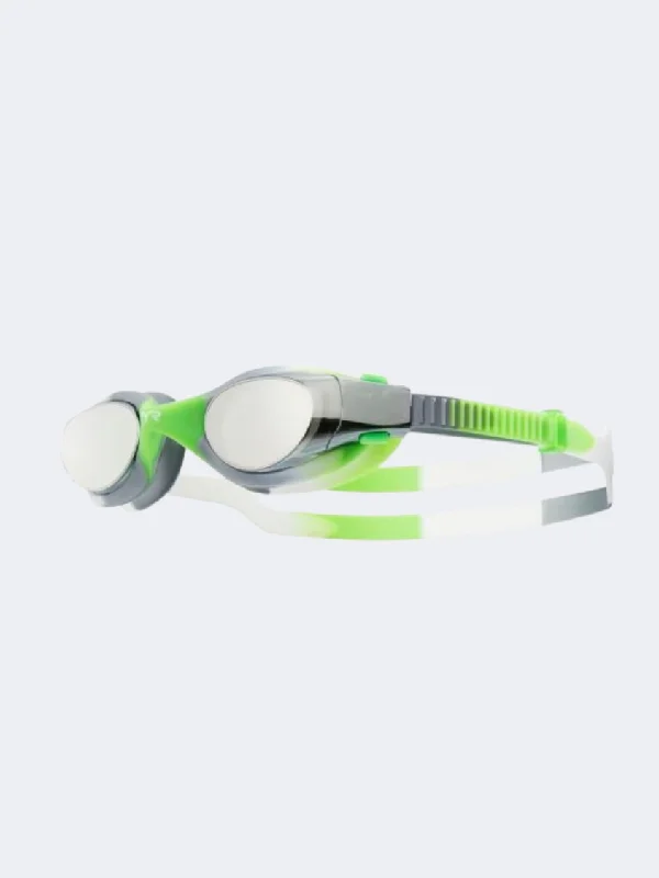 Tyr Vesi Tie Dye Mirror Swim Goggles Silver/Green